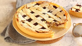 Crostata di ricotta e marmellata