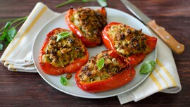 Peperoni ripieni di pane