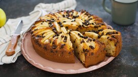 Torta di mele e cioccolato