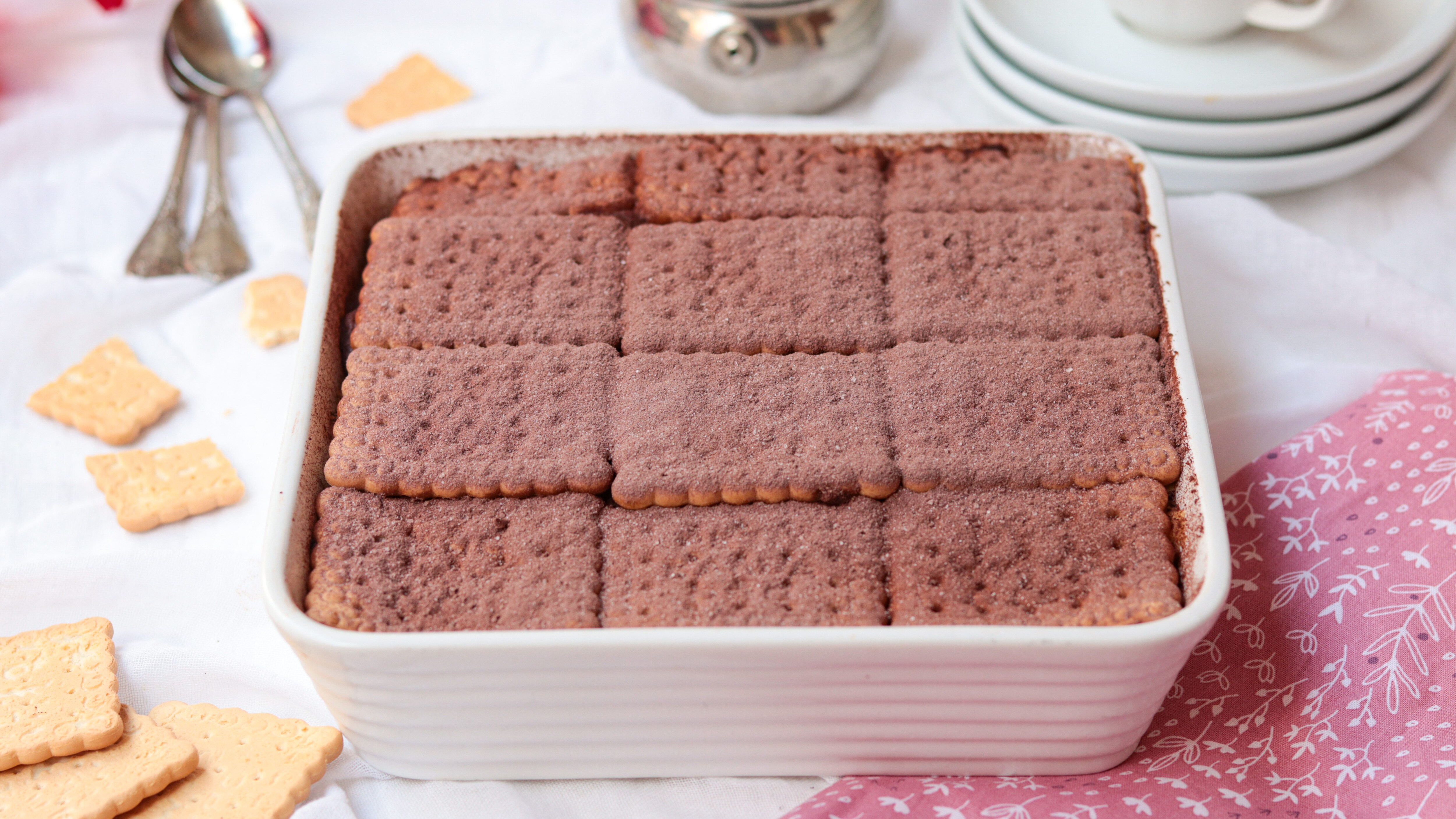 zuppa inglese con biscotti