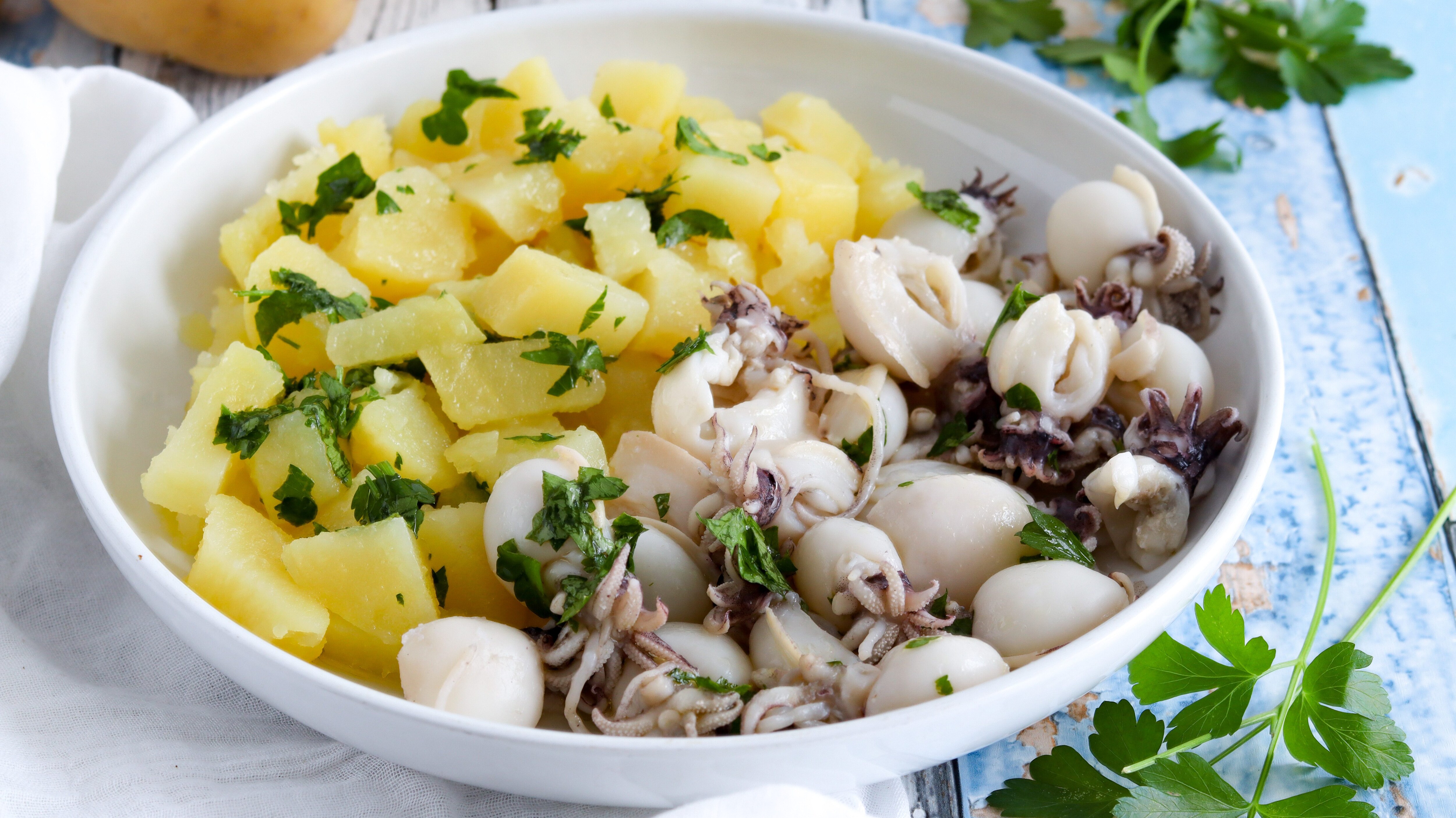 insalata di seppie e patate