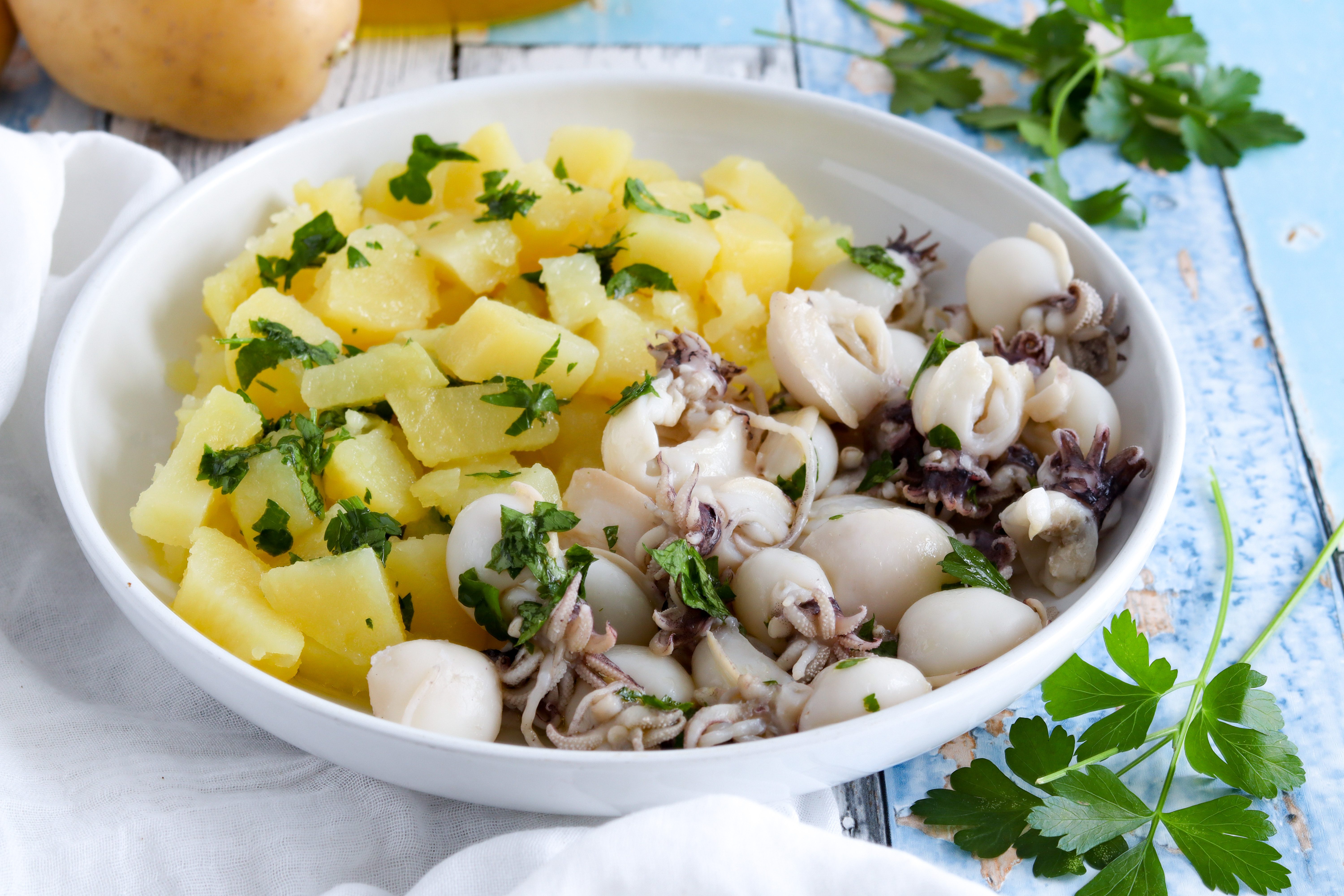 insalata di seppie e patate
