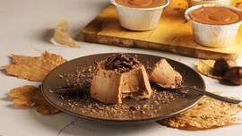 Budino di castagne al cioccolato