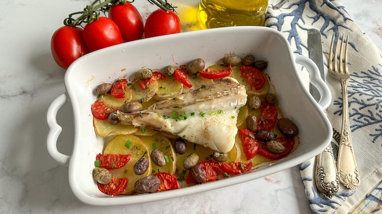 Rana pescatrice al forno