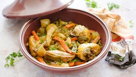 Tajine di pollo e verdure