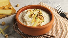 risotto con fonduta