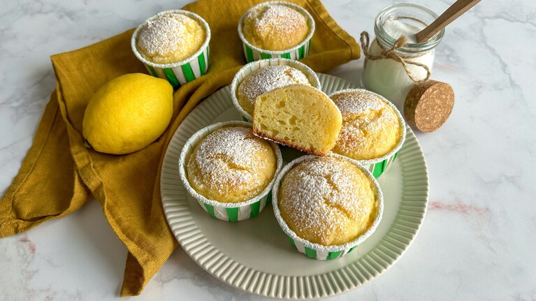 Muffin ricotta e limone