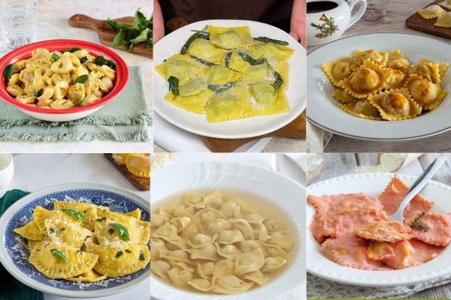 Ricette con la pasta ripiena: i formati principali e le idee per condirli