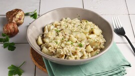 ricetta risotto topinambur