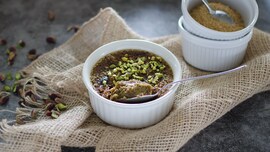 Creme brulee al pistacchio