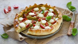 Torta salata tricolore