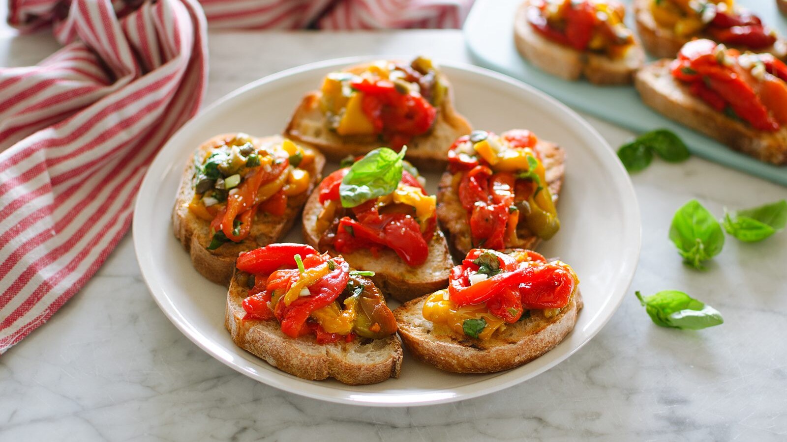 Bruschette ai peperoni