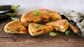 Focaccia con melanzane