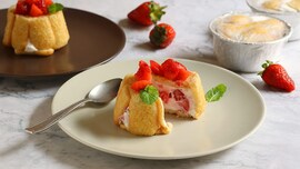 Tortini alle fragole e yogurt