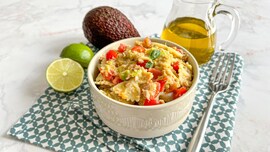 Pasta avocado e tonno