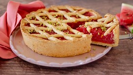 Crostata al gelo di anguria