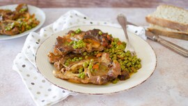 Ossobuco con piselli