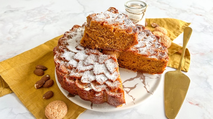 Torta di zucca e amaretti