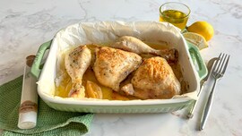 Pollo al limone al forno