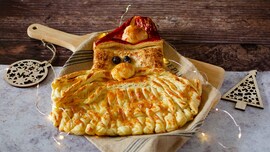 Babbo Natale di pasta sfoglia