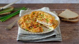 Frittata con pancetta