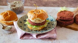 Hamburger di barbabietola