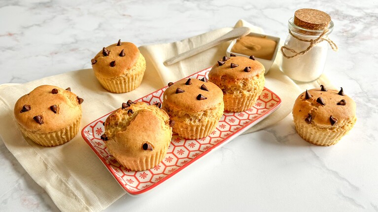 Muffin al burro di arachidi