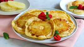 Pancakes all'ananas