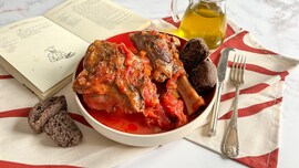 Stinco di agnello brasato