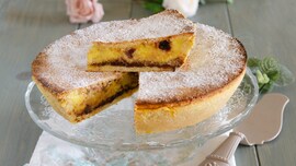 Pizza crema e amarene