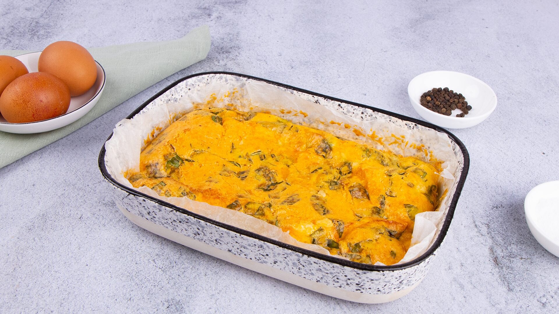 frittata al forno pronta