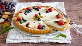 Crostata alla panna cotta