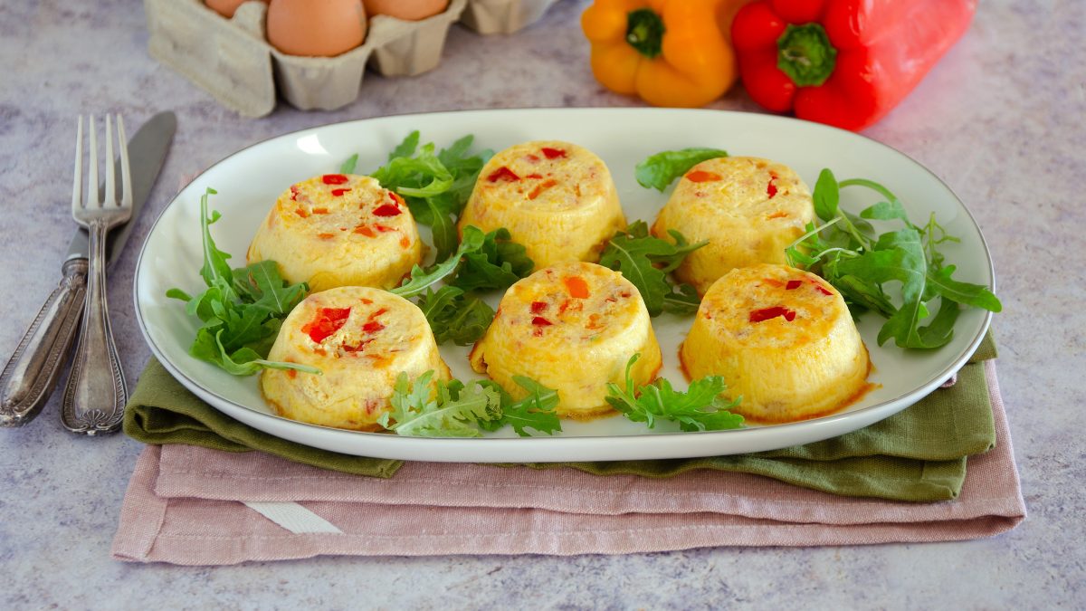 Flan ai peperoni