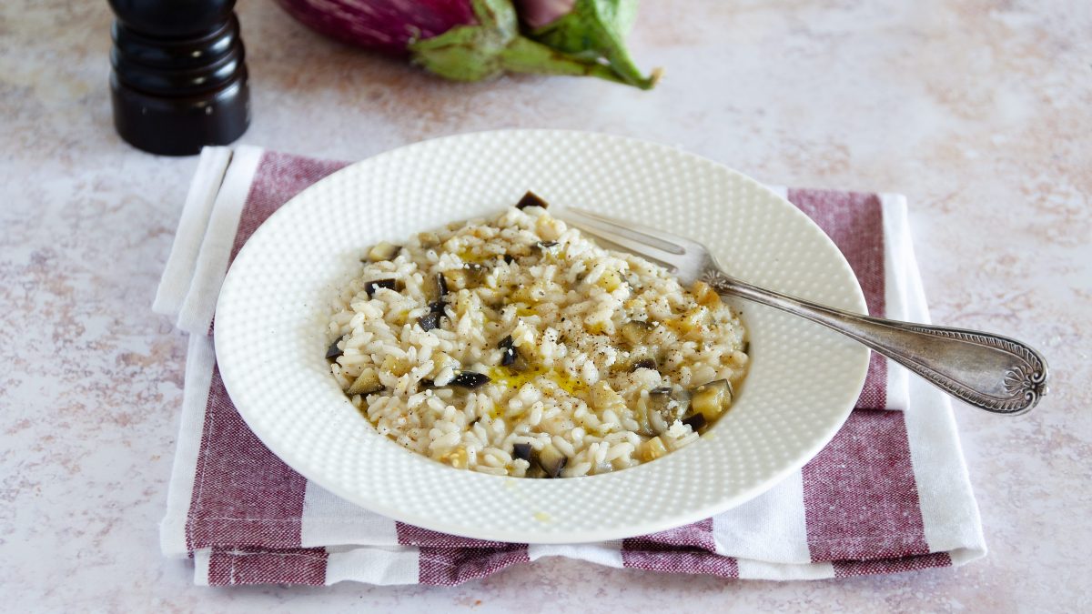 Risotto alle melanzane