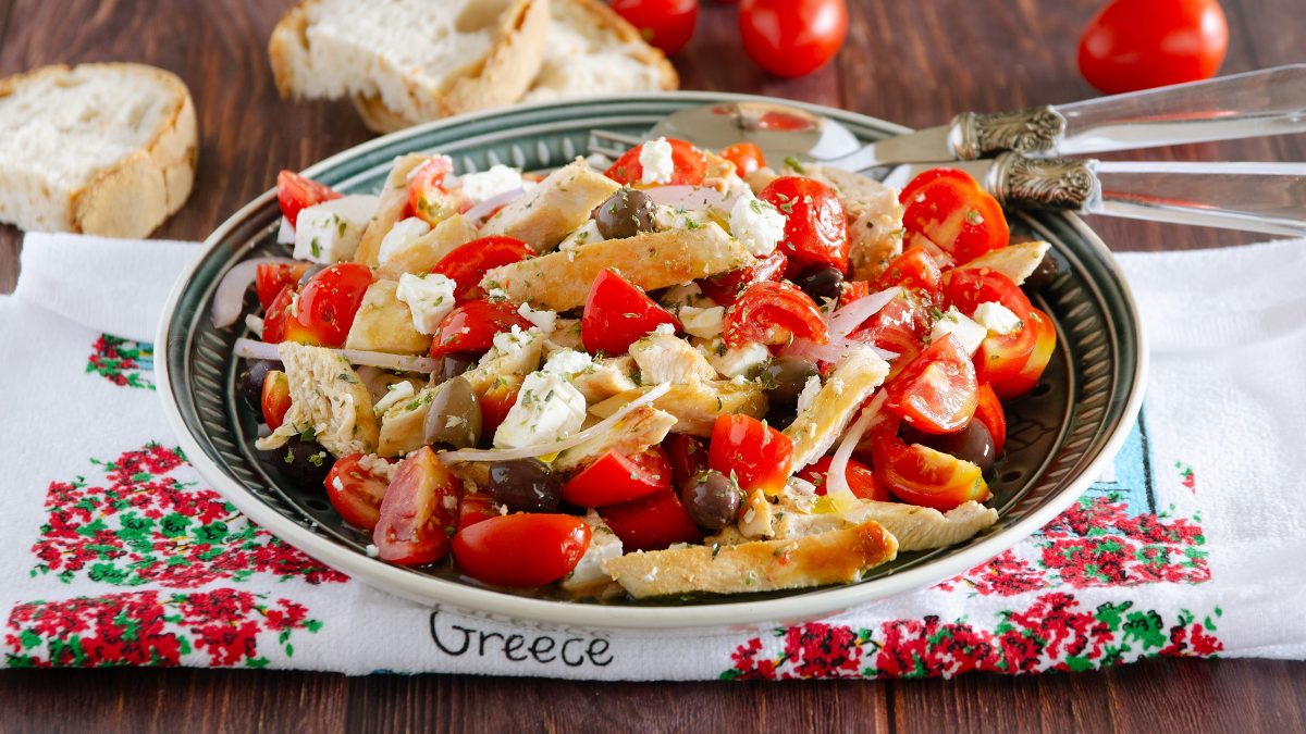 Insalata di pollo alla greca