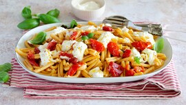 Pasta burrata e pomodorini