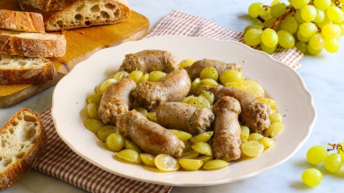 Salsicce all'uva