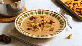 ricetta della zuppa di castagne