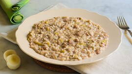 Risotto porri e salsiccia