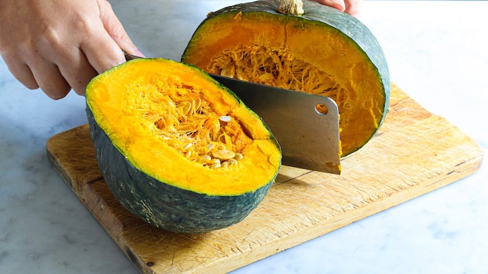 tagliare zucca