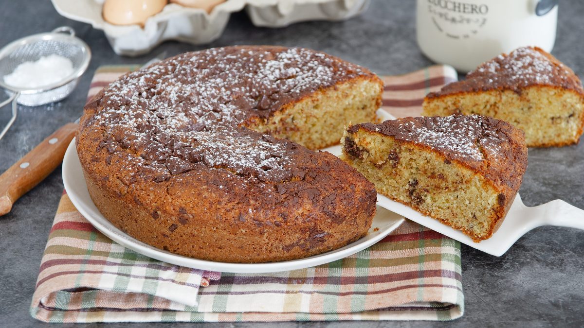 Torta amaretti cioccolato