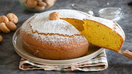Torta zucca e amaretti