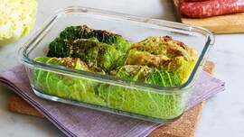 Involtini di verza e salsiccia