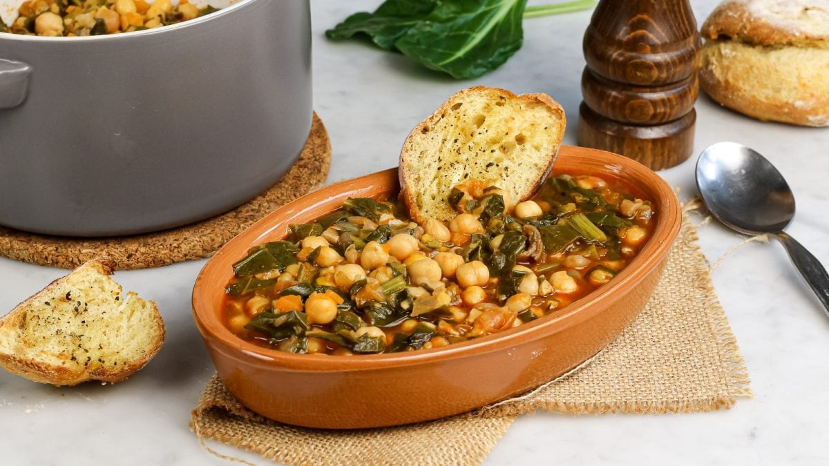 ricetta dei ceci in zimino alla genovese