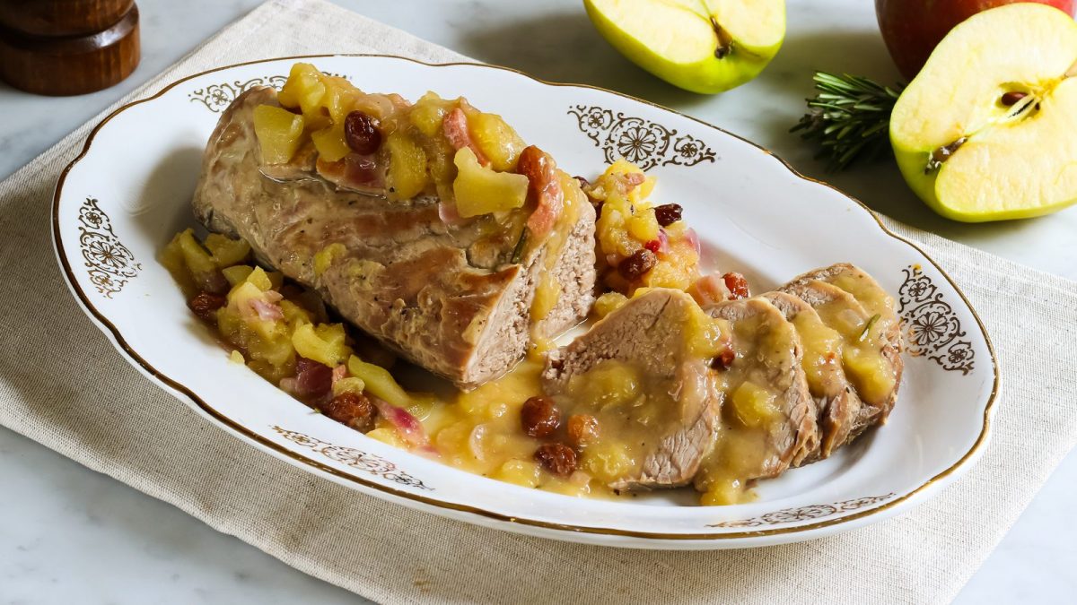 Filetto di maiale alle mele