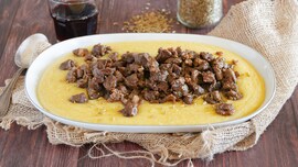 Polenta e bruscitt
