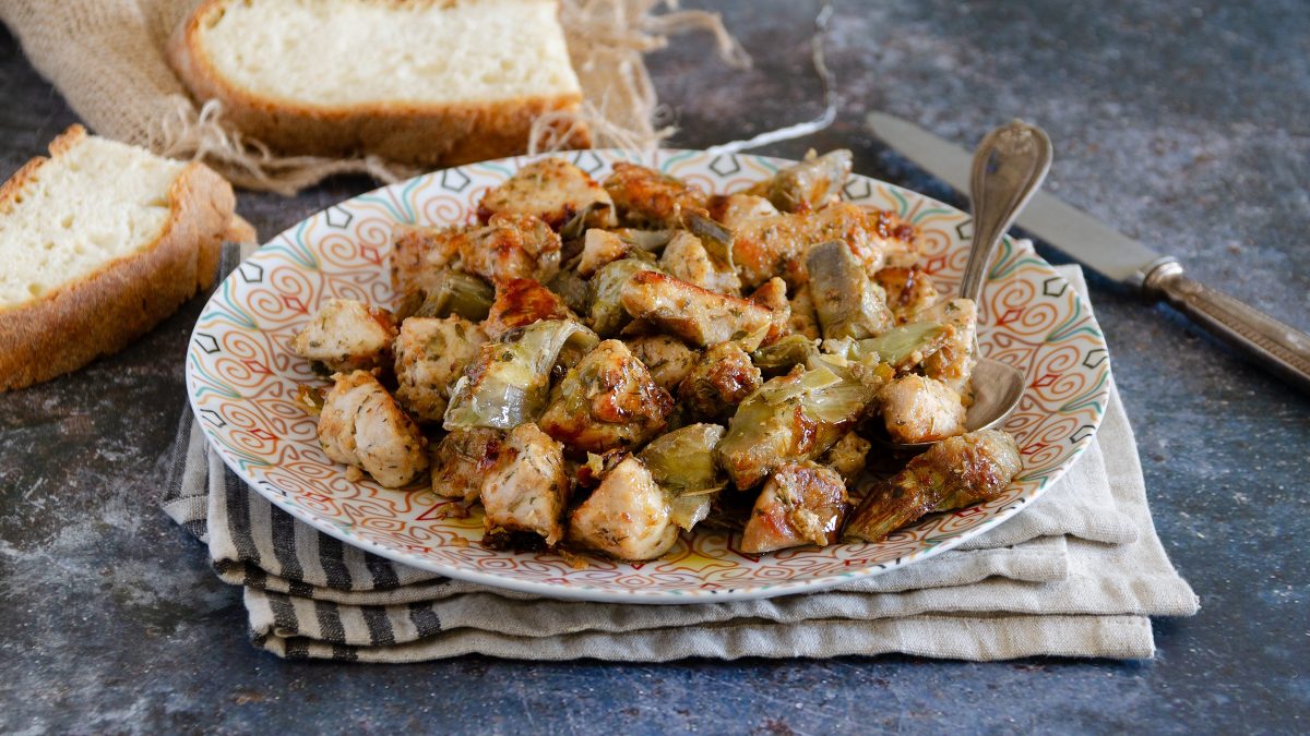 Pollo e carciofi