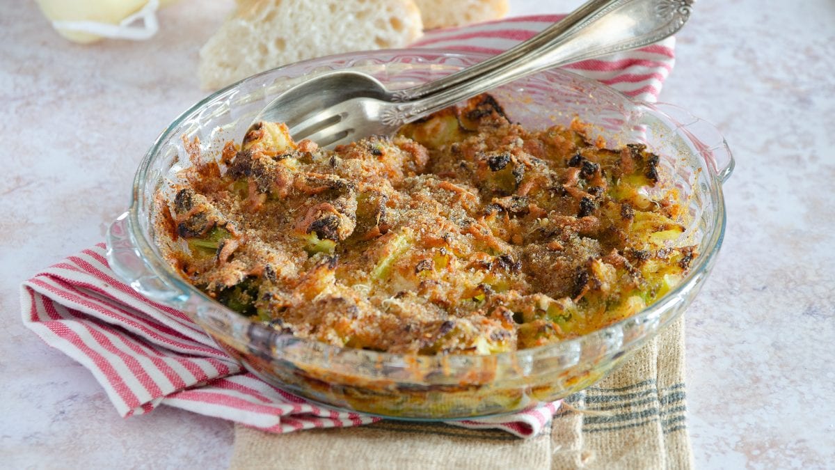 Verza gratinata