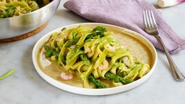 Pasta asparagi e gamberi