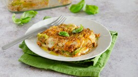 Parmigiana di fiori di zucca